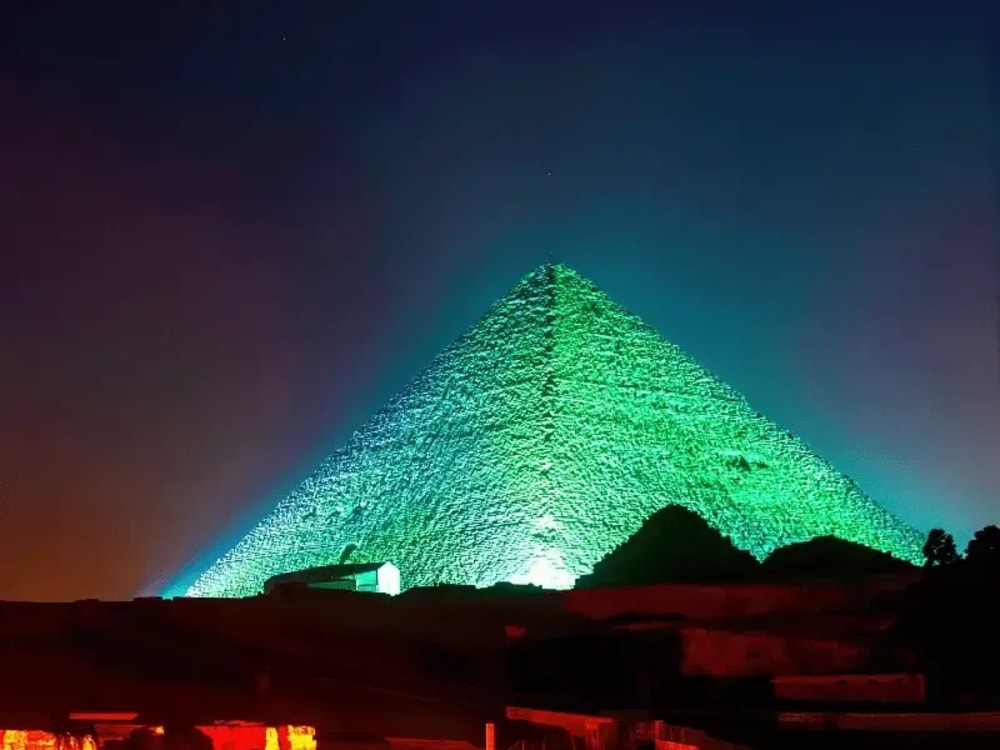 Giza Pyramids Sound Light Show Egypt Tour