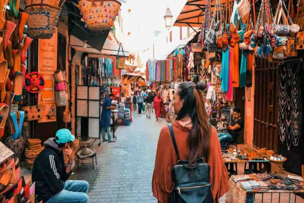 Historic old medina of Fez featured in the 23 Days Morocco, Egypt, Jordan, and Dubai Tour.