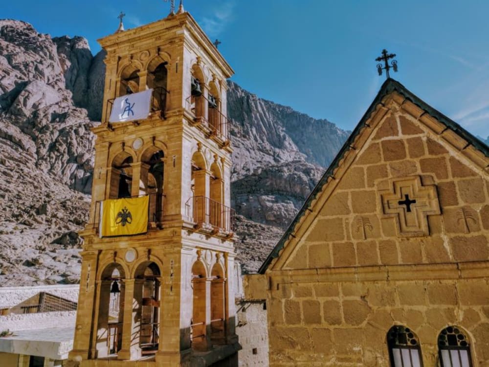 Religious icons and artworks at St. Catherine’s Monastery