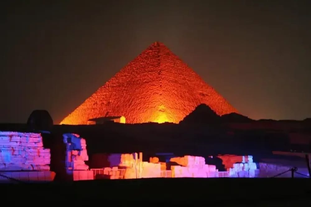 Egypt Tour experience Sound Light Giza Pyramids