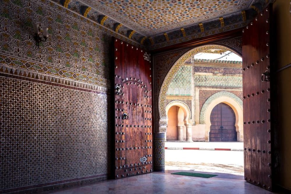 Bab Mansour gates a highlight of Morocco cultural tours