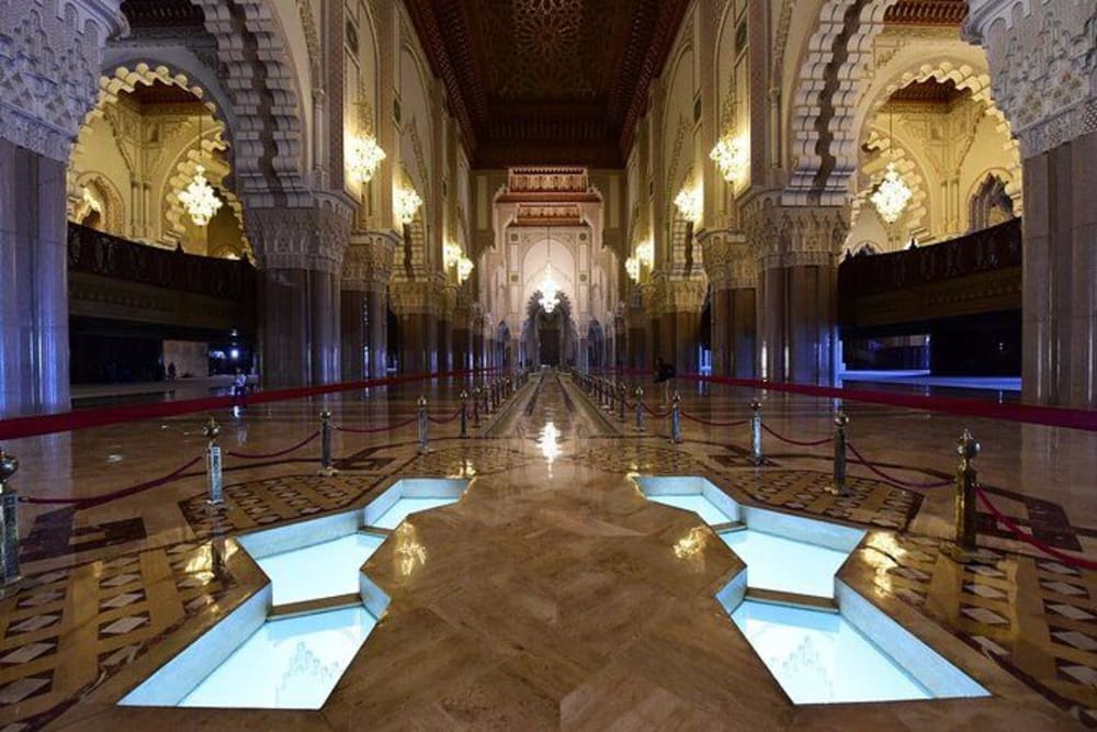 Experience Morocco’s beauty at the Hassan II Mosque