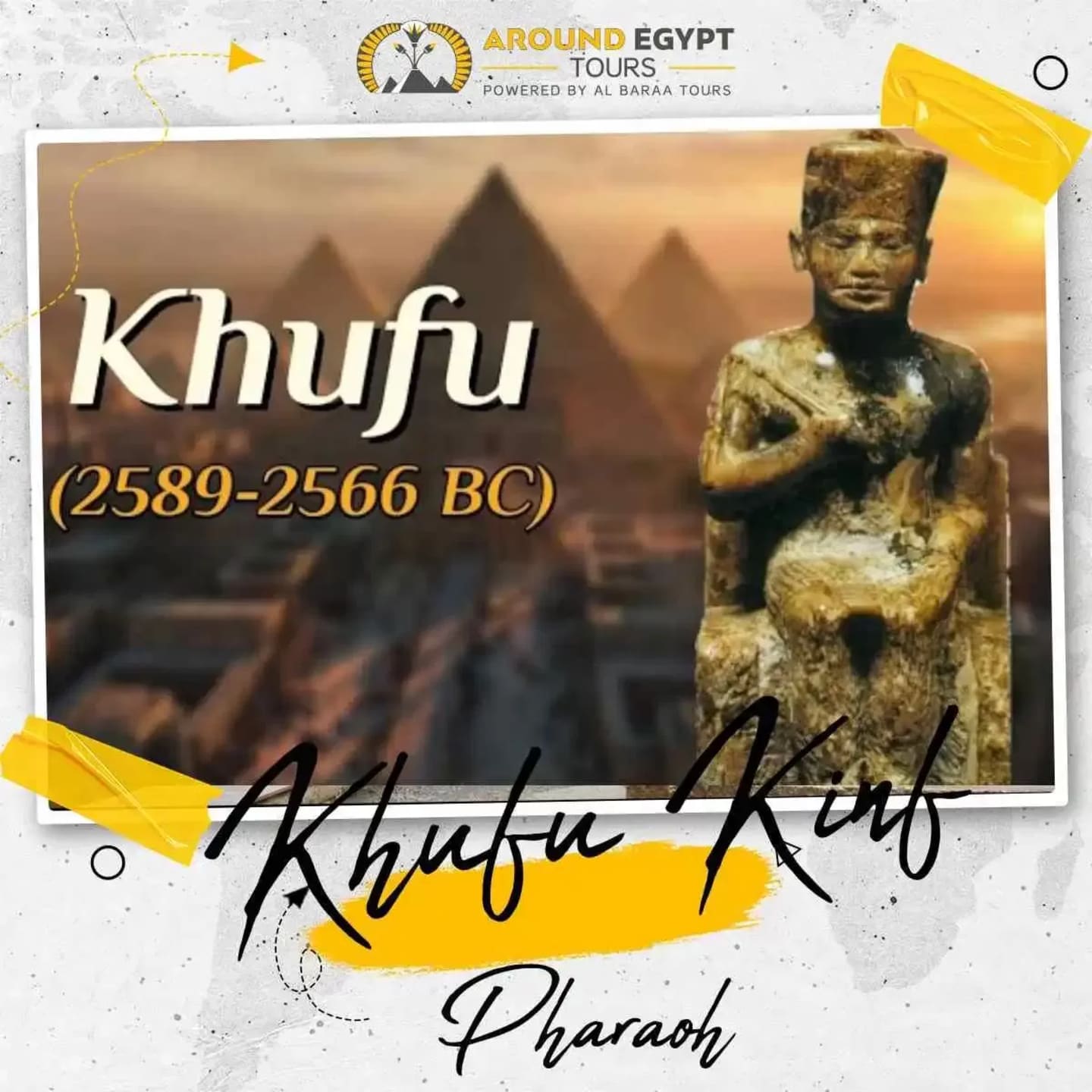 Khufu Pharaoh: Great Pyramid of Giza
