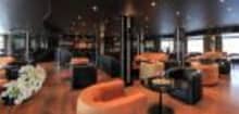 Luxury suite on MS Moon Dance cruise ship with panoramic window