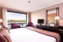 Relax in your comfortable cabin aboard the Jaz Crown Prince Nile Cruise