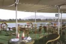 Experience the beauty of the Nile at sunset while cruising on the Jaz Crown Prince