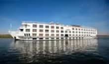 Steigenberger Minerva Nile Cruise sailing on the Nile River in Egypt