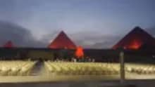 guided sound and light show pyramids experience