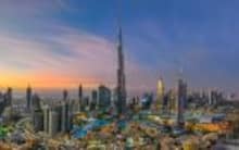 Burj Khalifa skyline view on the 10-Day Jordan and Dubai Tour