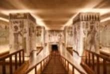 Valley of the Kings tombs near Luxor visited on Christmas Nile Cruise