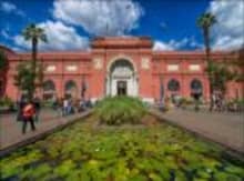 Discover ancient treasures at the Egyptian Museum in Cairo during an 8-day Cairo and Nile Cruise By Train.