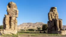 Ancient Colossi of Memnon in Luxor