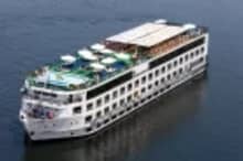 Watch the stunning Nile sunset from the deck of the Jaz Crown Prince