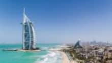 Burj Al Arab landmark on the 10-Day Jordan and Dubai Tour