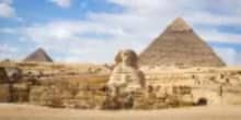 Iconic Pyramids of Giza in Egypt