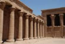 Visiting Edfu Temple aboard Steigenberger Senator Nile Cruise – the sanctuary of Horus and twin shrines by the Nile