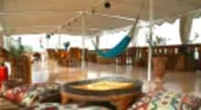 Relaxation lounge onboard Orient Dahabiya Nile Cruise