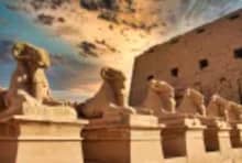 Commodore Nile Cruise exploring Karnak Temple in Luxor Egypt