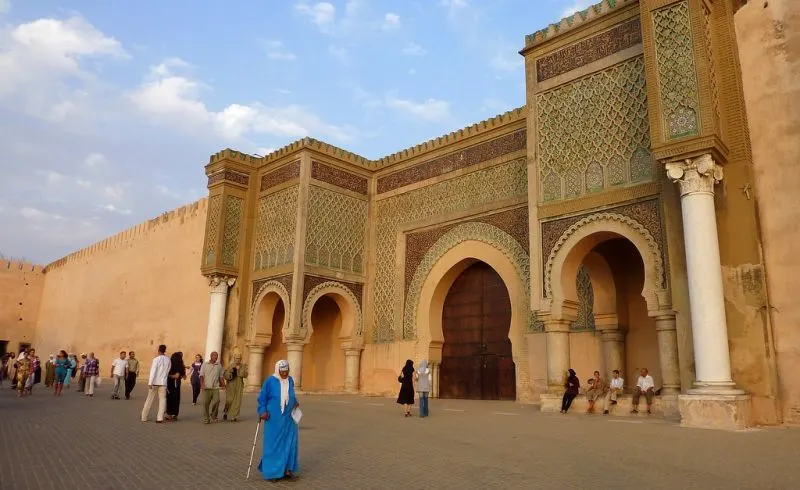 Discover the Bab Mansour gates on Morocco cultural tours
