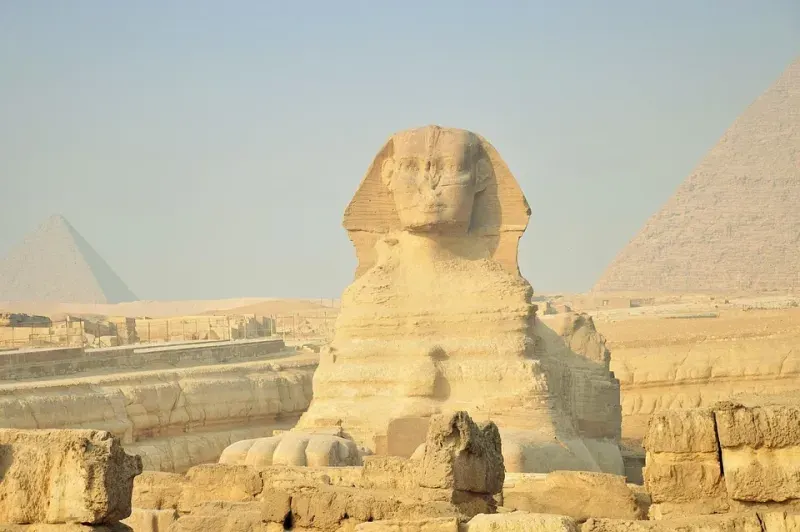 Great Sphinx Giza ancient Egyptian statue