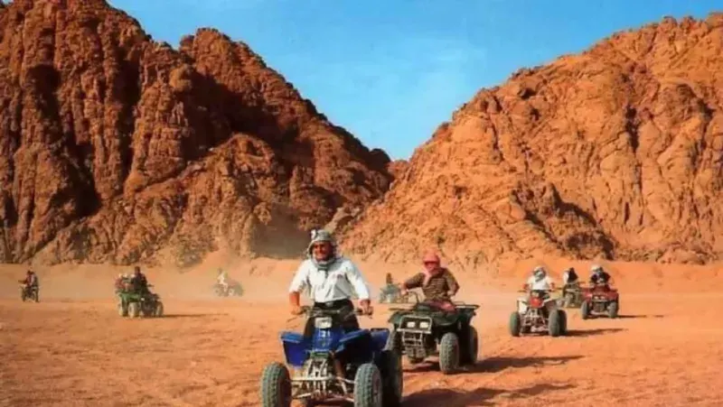 Exciting quad biking adventure during a Dahab day trip
