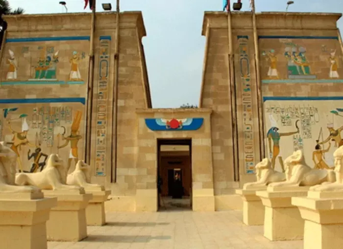 Private Tour Guide at Pharaonic Village Cairo private tour guide explaining ancient Egyptian life at the Pharaonic Village