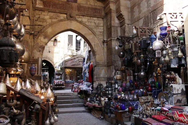 khan el khalili old bazaar 12 Days Egypt Trips: Cairo, Nile Cruise and Sharm El Sheikh