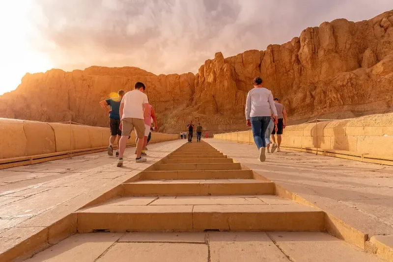 Cairo to Luxor private flight tour, Hatshepsut Temple