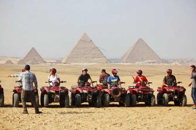 Quad bike safari Giza Pyramids desert adventure