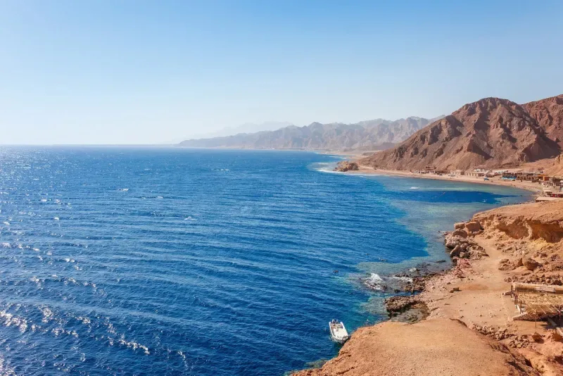 Explore the Blue Hole on a one-day trip in Dahab