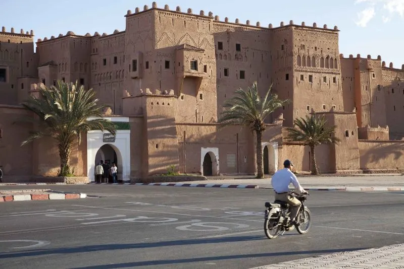 Morocco adventure tours take you to Taourirt Kasbah