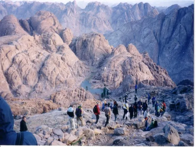 Climb Mount Mousa at sunrise to witness breathtaking views during your Egypt and Jordan tours.