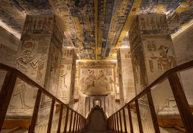 Ancient Valley Kings Luxor Egypt