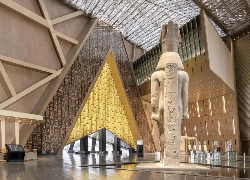 Grand Egyptian Museum Cairo in escorted tours to Egypt from USA