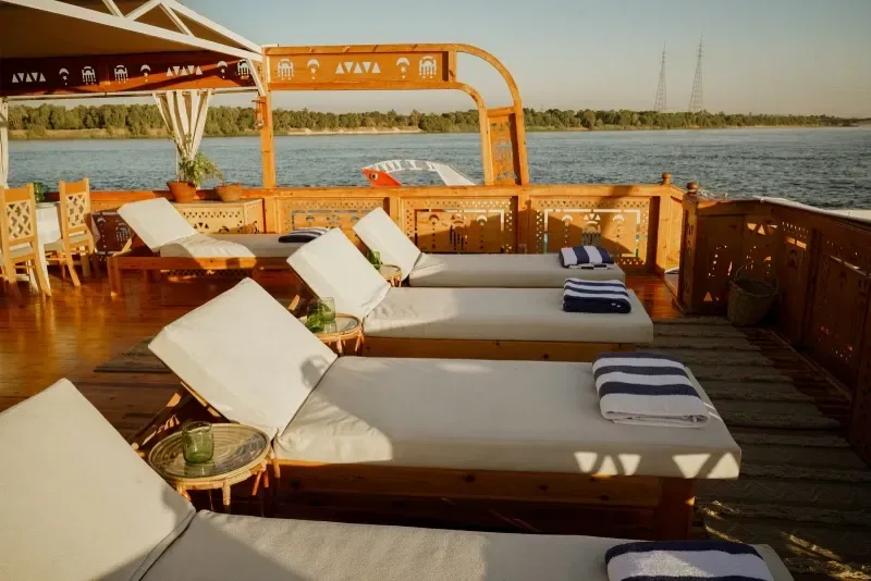 Private Nile Dahabiya Cruise pool