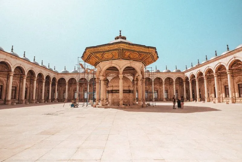 Interior of Mohamed Ali Mosque in Cairo, part of 2 Days in Cairo and Giza