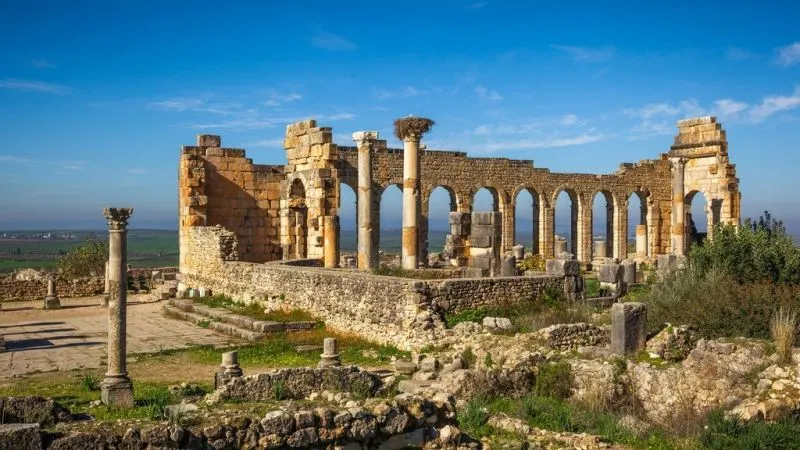 See the grandeur of Volubilis’ Roman ruins on a captivating Morocco guided tour