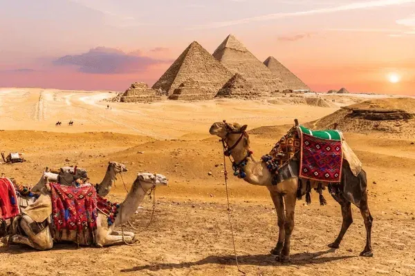 Pyramids of Giza in Cairo, visited during 9-Day Affordable Egypt Tours