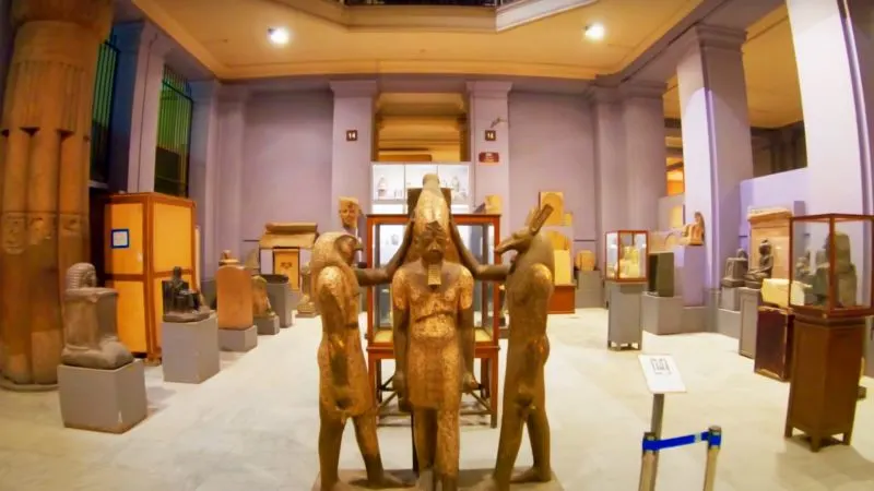 Discovering ancient treasures at the Grand Egyptian Museum in Cairo during an 8-Day Classic Tour