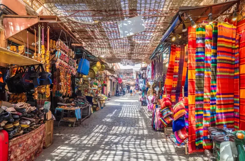 Adventure through narrow alleys and lively souks in Marrakech’s Medina