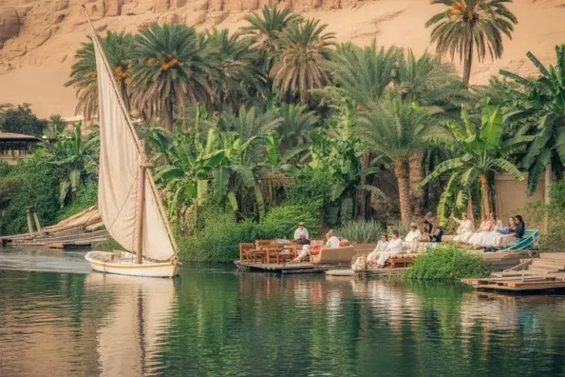 Take a Luxor day trip to the peaceful Banana Island