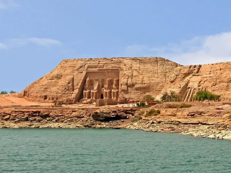 Abu Simbel Temple visited during a sightseeing tour from Aswan, Egypt