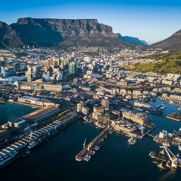 Cape Town coastline and Table Mountain – 16-day South Africa Egypt Tour Packages
