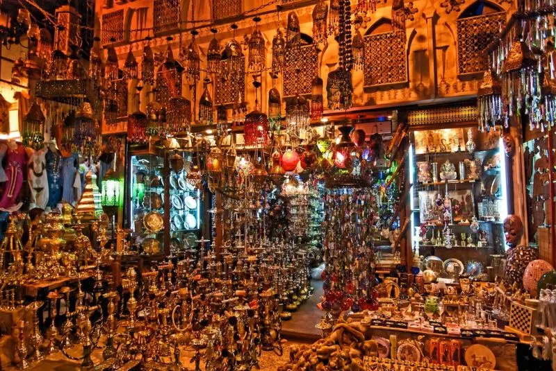 khan el khalili old bazaar 12 Days Egypt Trips: Cairo, Nile Cruise and Sharm El Sheikh