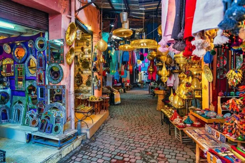 medina markets Morocco tours take you through authentic medina markets