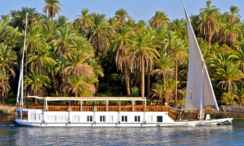 Scenic Dahabiya Nile Cruise experience in 14-day Egypt Tours