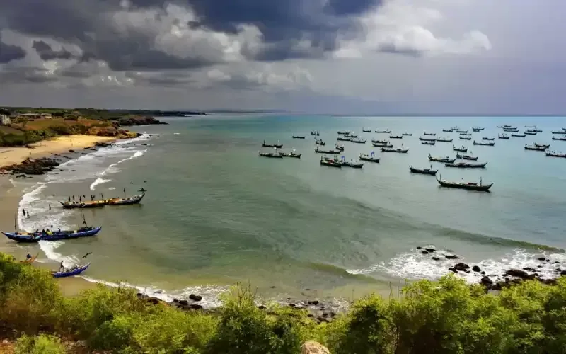 Beautiful beach scenery in Ghana during coastal visit – Egypt and Africa tours