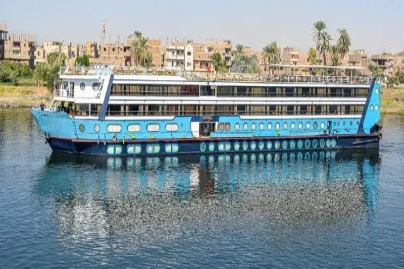 Magic I Nile Cruise sailing on the Nile River between Luxor and Aswan