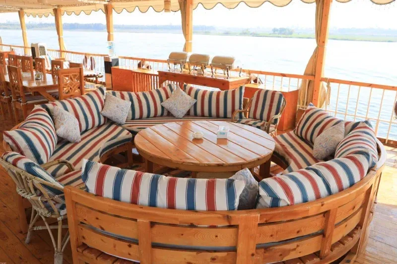 Relaxing on Dahabiya