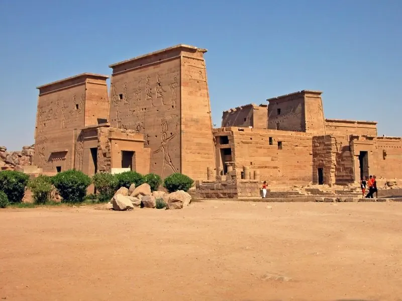 Discover the serene beauty of Philae Temple on Agilkia Island during a cultural 11-day Egypt Tour.